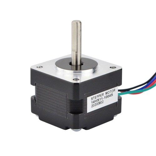 Nema 14 Bipolar 1.8deg 12.5Ncm(17.7oz.in) 1.0A 35x35x28mm 4 Hilos Nema 14 Bipolar 1.8deg 12.5Ncm(17.7oz.in) 1.0A 35x35x28mm 4 Hilos