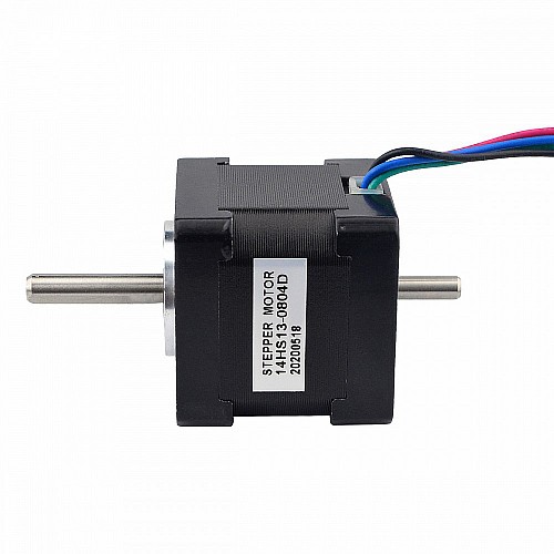 Eje doble Nema 14 1,8grados 18Ncm(25,5oz.in) 0,8A 35,2x35,2x34 mm 4 cables Eje doble Nema 14 1,8grados 18Ncm(25,5oz.in) 0,8A 35,2x35,2x34 mm 4 cables