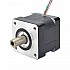 Motor de doble eje Nema 14, eje hueco, bipolar, 16Ncm(22,66oz.in), 1,25A, 35x35x34.5mm