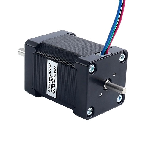 Doble eje Nema 14 bipolar 1,8grados 40Ncm(56,64oz.in) 1,5A 35,2x35,2x52mm 4 cables