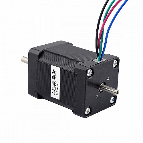 Doble eje Nema 14 bipolar 1,8grados 40Ncm(56,64oz.in) 1,5A 35,2x35,2x52mm 4 cables Doble eje Nema 14 bipolar 1,8grados 40Ncm(56,64oz.in) 1,5A 35,2x35,2x52mm 4 cables