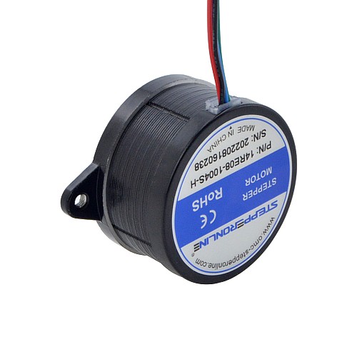 Motor pasoA paso de alta temperatura Nema 14 10Ncm(14,16oz.in) Clase de aislamiento H 180C Motor pasoA paso de alta temperatura Nema 14 10Ncm(14,16oz.in) Clase de aislamiento H 180C