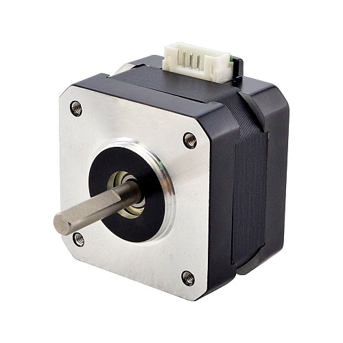 E Series Nema 17 Bipolar 26Ncm(36.82oz.in) 1.2A 42X42x30mm 4 Hilos con 1m de Cable y Conector E Series Nema 17 Bipolar 26Ncm(36.82oz.in) 1.2A 42X42x30mm 4 Hilos con 1m de Cable y Conector