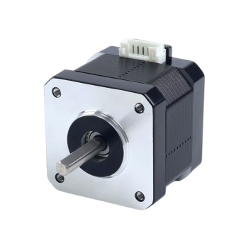 Motor paso a paso bipolar Nema 17 42Ncm(59,48oz.in) 1,7A 42x42x37,5mm 4 cables con cable de 1m y conector
