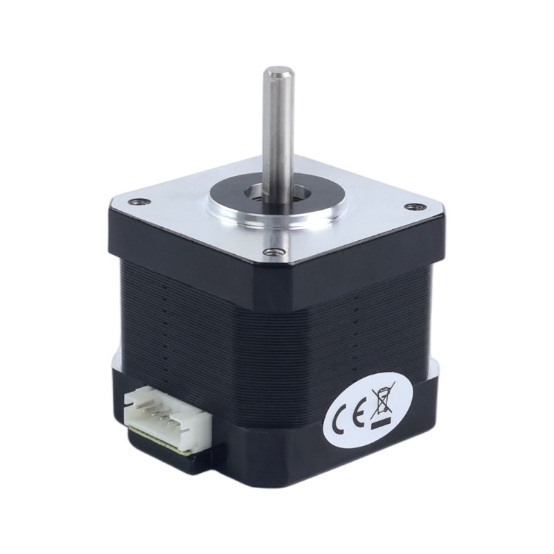 Motor paso a paso bipolar Nema 17 42Ncm(59,48oz.in) 1,7A 42x42x37,5mm 4 cables con cable de 1m y conector - 17HE15-1704S | StepperOnline