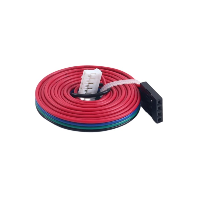Motor paso a paso bipolar Nema 17 42Ncm(59,48oz.in) 1,7A 42x42x37,5mm 4 cables con cable de 1m y conector - 17HE15-1704S | StepperOnline