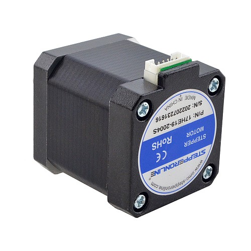 3uds E Series Nema 17 Bipolar 55Ncm(77.88oz.in) 2A 42x48mm 4 Hilos con 1m de Cable y Conector 3uds E Series Nema 17 Bipolar 55Ncm(77.88oz.in) 2A 42x48mm 4 Hilos con 1m de Cable y Conector