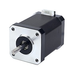 Serie E Nema 17 Bipolar 60Ncm(84,97oz.in) 2,1A 42 x 42 x 60mm 4 cables con cable de 1m y conector