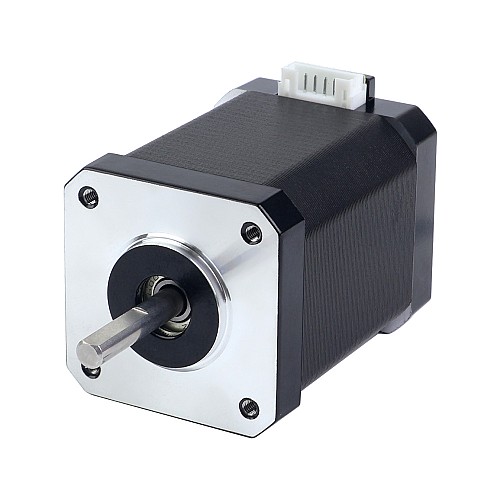 Serie E Nema 17 Bipolar 60Ncm(84,97oz.in) 2,1A 42 x 42 x 60mm 4 cables con cable de 1m y conector - 17HE24-2104S1 | StepperOnline Serie E Nema 17 Bipolar 60Ncm(84,97oz.in) 2,1A 42 x 42 x 60mm 4 cables con cable de 1m y conector - 17HE24-2104S1 | StepperOnline