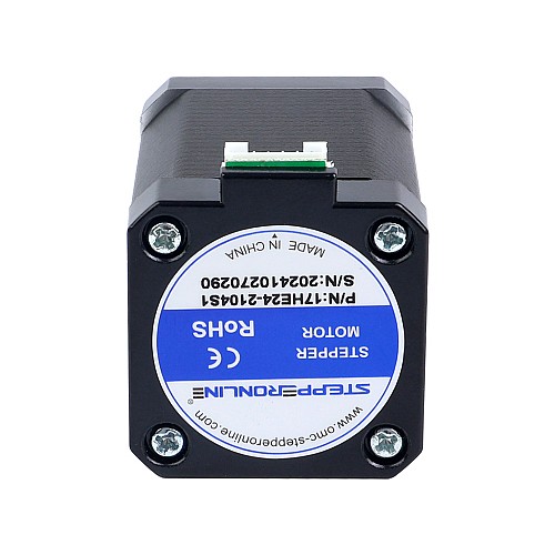 Serie E Nema 17 Bipolar 60Ncm(84,97oz.in) 2,1A 42 x 42 x 60mm 4 cables con cable de 1m y conector - 17HE24-2104S1 | StepperOnline Serie E Nema 17 Bipolar 60Ncm(84,97oz.in) 2,1A 42 x 42 x 60mm 4 cables con cable de 1m y conector - 17HE24-2104S1 | StepperOnline