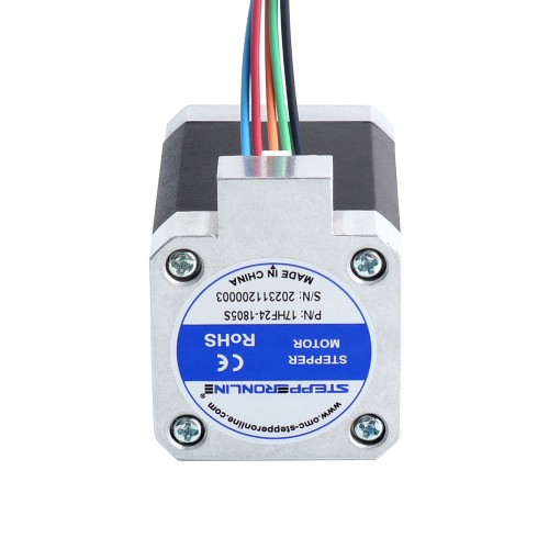 Motor paso a paso Nema 17 de 5 fases 0,5Nm(70,81oz.in) 1,8A 42x42x60mm 5 cables Motor paso a paso Nema 17 de 5 fases 0,5Nm(70,81oz.in) 1,8A 42x42x60mm 5 cables
