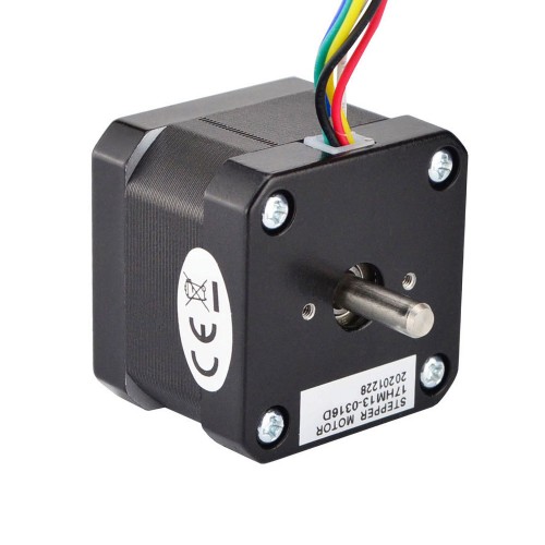 Doble eje Nema 17 Unipolar 0.9deg 16Ncm(22.66oz.in) 0.3A 42x42x34mm 6 Hilos Doble eje Nema 17 Unipolar 0.9deg 16Ncm(22.66oz.in) 0.3A 42x42x34mm 6 Hilos