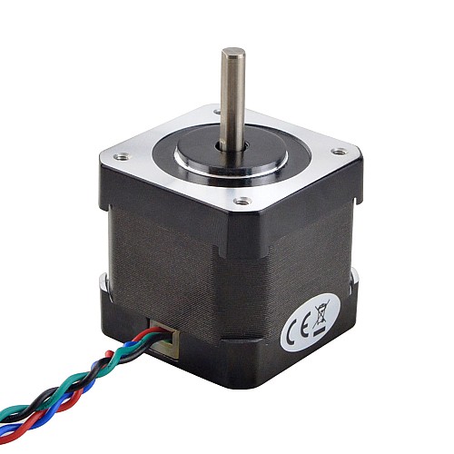 Nema 17 Bipolar 0,9grados 33Ncm(46,74oz.in) 1,0A 42x42x40mm 4 cables