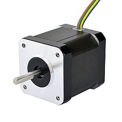 Doble eje Nema 17 Unipolar 0,9 grados 32Ncm(45,3oz.in) 0,4A 42x42x48mm 6 cables