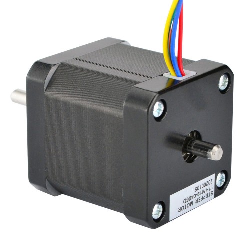 Doble eje Nema 17 Unipolar 0,9 grados 32Ncm(45,3oz.in) 0,4A 42x42x48mm 6 cables Doble eje Nema 17 Unipolar 0,9 grados 32Ncm(45,3oz.in) 0,4A 42x42x48mm 6 cables