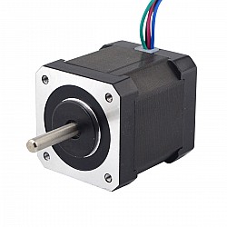 Doble eje Nema 17 Bipolar 0,9 grados 44Ncm(62,3oz.in) 1,68A 42x42x48 mm 4 cables