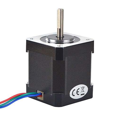 Nema 17 Bipolar 0.9deg 46Ncm(65.1oz.in) 2A 42x42x48mm 4 Hilos Nema 17 Bipolar 0.9deg 46Ncm(65.1oz.in) 2A 42x42x48mm 4 Hilos
