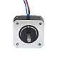 Motor pasoA paso bipolar Nema 17 1.8deg 16Ncm(22.66oz.in) 1A Motor extrusor 42x42x20mm 4 cables Motor pasoA paso bipolar Nema 17 1.8deg 16Ncm(22.66oz.in) 1A Motor extrusor 42x42x20mm 4 cables