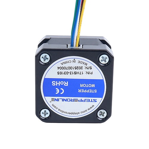 Nema 17 Unipolar 1.8deg 16Ncm(22.66oz.in)0.31A 42x42x33mm 6 Hilos Nema 17 Unipolar 1.8deg 16Ncm(22.66oz.in)0.31A 42x42x33mm 6 Hilos