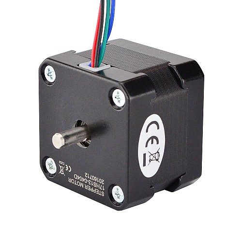 Doble eje Nema 17 bipolar 1,8 grados 26Ncm(36,82oz.in) 0,4A 42x42x34mm 4 cables Doble eje Nema 17 bipolar 1,8 grados 26Ncm(36,82oz.in) 0,4A 42x42x34mm 4 cables