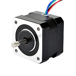 Doble eje Nema 17 bipolar 1,8 grados 26Ncm(36,82oz.in) 0,4A 42x42x34mm 4 cables