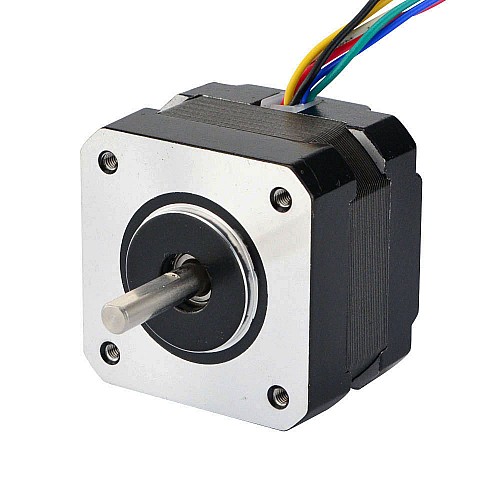 Doble eje Nema 17 Unipolar 16Ncm(22.66oz.in) 0.95A 42x42x33mm 6 Hilos Doble eje Nema 17 Unipolar 16Ncm(22.66oz.in) 0.95A 42x42x33mm 6 Hilos