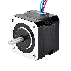 Doble eje Nema 17 bipolar 1,8 grados 22Ncm(31.15oz.in) 1,33A 42x42x34mm 4 cables