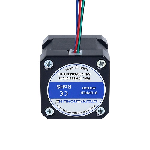 Nema 17 Bipolar 1.8deg 40Ncm(56.64oz.in) 0.4A 42x42x39mm 4 Hilos Nema 17 Bipolar 1.8deg 40Ncm(56.64oz.in) 0.4A 42x42x39mm 4 Hilos