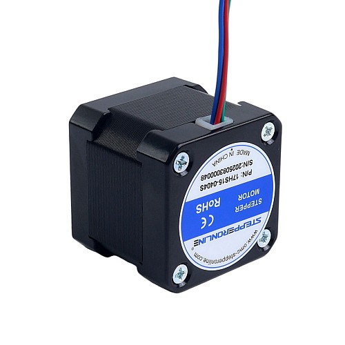 Nema 17 Bipolar 1.8deg 40Ncm(56.64oz.in) 0.4A 42x42x39mm 4 Hilos Nema 17 Bipolar 1.8deg 40Ncm(56.64oz.in) 0.4A 42x42x39mm 4 Hilos