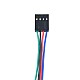Nema 17 Bipolar 1.8deg 36Ncm(51oz.in) 0.85A 5.4V 42x42x39mm 4 Cables con un conector