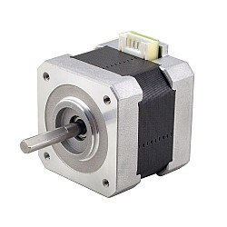 Nema 17 Bipolar 42Ncm(59.49oz.in) 1.5A 42x42x39mm 4 Hilos con 1m de Cable y Conector