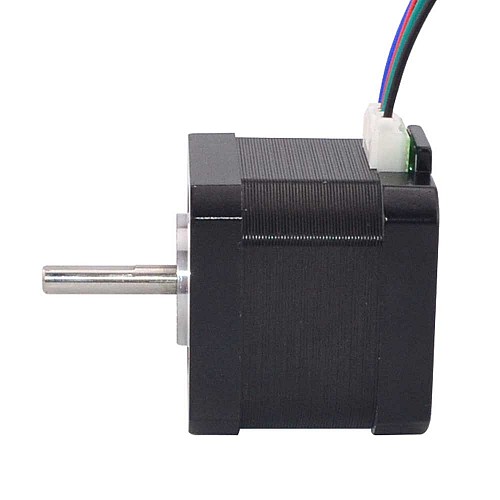 Nema 17 Bipolar 45Ncm(63.74oz.in) 1.5A 42x42x39mm 4 Cables con conector pin de 300mm Nema 17 Bipolar 45Ncm(63.74oz.in) 1.5A 42x42x39mm 4 Cables con conector pin de 300mm