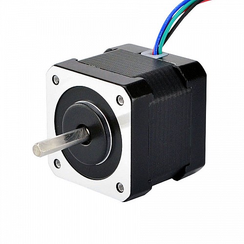 Nema 17 Bipolar 45Ncm(63.74oz.in) 2A 42x42x40mm 4 Hilos con 1m de Cable y Conector Nema 17 Bipolar 45Ncm(63.74oz.in) 2A 42x42x40mm 4 Hilos con 1m de Cable y Conector
