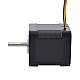 Motor paso a paso de alta temperatura Nema 17 59Ncm(84oz.in) Clase de aislamiento H 180C Motor paso a paso de alta temperatura Nema 17 59Ncm(84oz.in) Clase de aislamiento H 180C