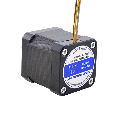 Motor paso a paso de alta temperatura Nema 17 59Ncm(84oz.in) Clase de aislamiento H 180C Motor paso a paso de alta temperatura Nema 17 59Ncm(84oz.in) Clase de aislamiento H 180C