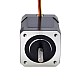 Motor paso a paso de alta temperatura Nema 17 59Ncm(84oz.in) Clase de aislamiento H 180C Motor paso a paso de alta temperatura Nema 17 59Ncm(84oz.in) Clase de aislamiento H 180C