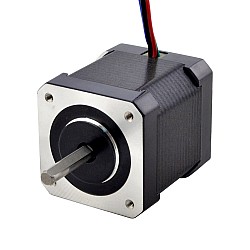 Eje de corte D completo Nema 17 Bipolar 59Ncm(83.55oz.in) 2A 42x42x48mm 4 Cables con cable de 1 m y conector