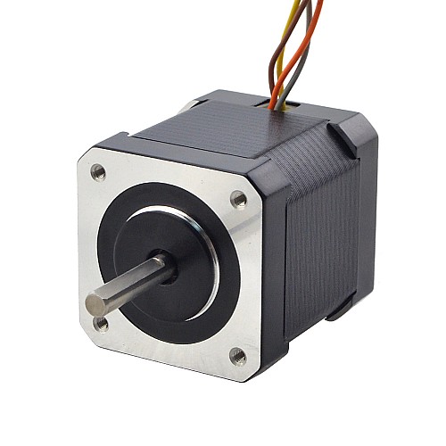 Motor paso a paso Nema 17 alta temperatura 55Ncm(77,93oz.in) Longitud del eje 38mm con conector - 17HS19-2504S-H-C14 | StepperOnline Motor paso a paso Nema 17 alta temperatura 55Ncm(77,93oz.in) Longitud del eje 38mm con conector - 17HS19-2504S-H-C14 | StepperOnline