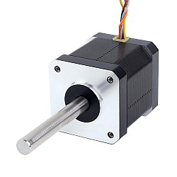 Nema 17 Motor paso a paso de alta temperatura 55Ncm(77,93oz.in) 55mm Φ8mm aislamiento de eje redondo clase H 180C