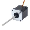 Motor Paso a Paso Nema 17 Alta Temperatura 55Ncm(77,93oz.in) 80mm Eje tipo D Φ5mm Clase de Aislamiento H 180C