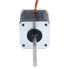 Motor Paso a Paso Nema 17 Alta Temperatura 55Ncm(77,93oz.in) 80mm Eje tipo D Φ5mm Clase de Aislamiento H 180C