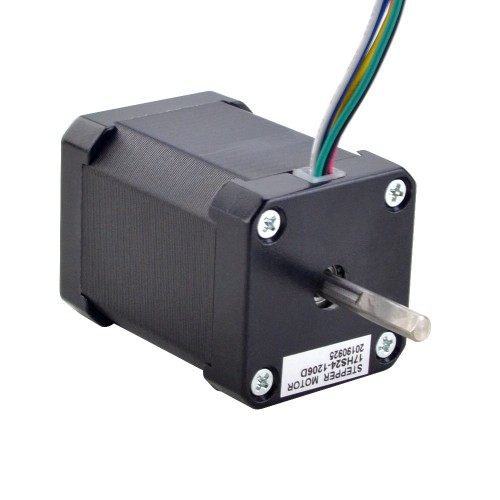 Doble eje Nema 17 bipolar 1,8 grados 65Ncm(92oz.in) 1,2A 42x42x60 mm 6 cables