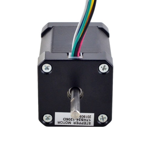 Doble eje Nema 17 bipolar 1,8 grados 65Ncm(92oz.in) 1,2A 42x42x60 mm 6 cables