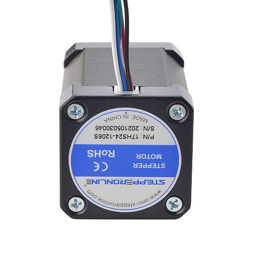 Nema 17 Unipolar 1.8deg 65Ncm(92oz.in) 1.2A 42x42x60mm 6 Hilos Nema 17 Unipolar 1.8deg 65Ncm(92oz.in) 1.2A 42x42x60mm 6 Hilos