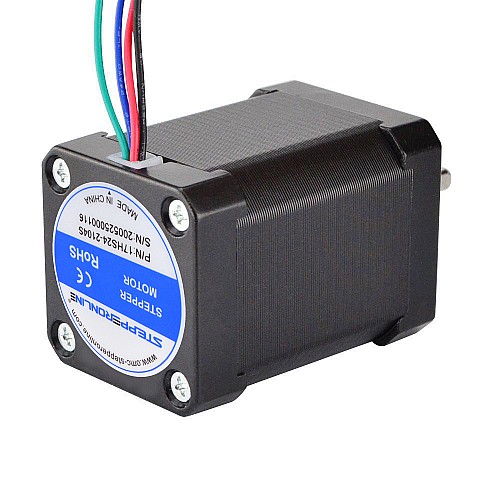 Nema 17 Bipolar 1.8deg 65Ncm(92oz.in) 2.1A 42x42x60mm 4 Hilos Nema 17 Bipolar 1.8deg 65Ncm(92oz.in) 2.1A 42x42x60mm 4 Hilos