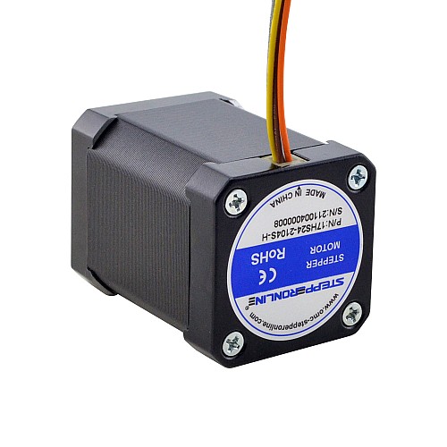 Motor paso a paso de alta temperatura Nema 17 65Ncm(92oz.in) Clase de aislamiento H 180C Motor paso a paso de alta temperatura Nema 17 65Ncm(92oz.in) Clase de aislamiento H 180C