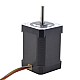 Motor paso a paso de alta temperatura Nema 17 65Ncm(92oz.in) Clase de aislamiento H 180C Motor paso a paso de alta temperatura Nema 17 65Ncm(92oz.in) Clase de aislamiento H 180C