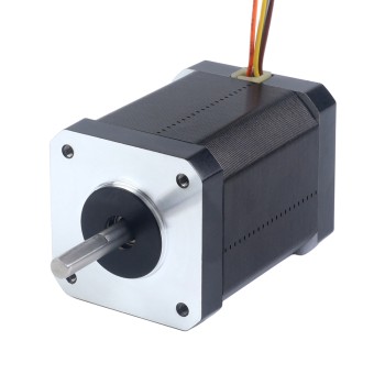 Motor paso a paso de alta temperatura Nema 17 65Ncm(92oz.in) Clase de aislamiento H 180C