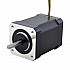 Motor paso a paso de alta temperatura Nema 17 65Ncm(92oz.in) Clase de aislamiento H 180C