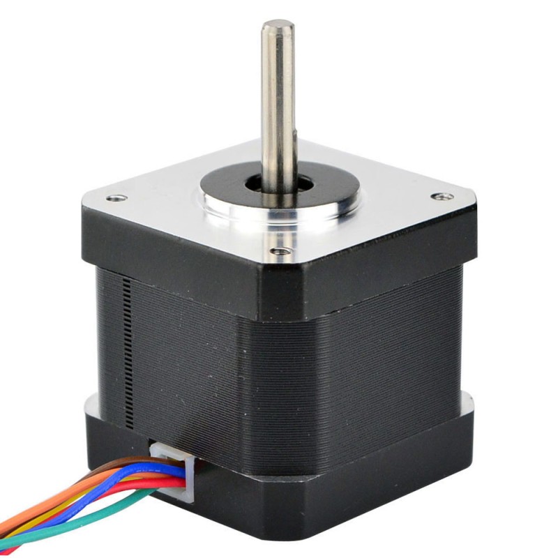 Nema 17 Unipolar 0.9deg 26Ncm(36.82oz.in) 0.8A 42x42x40mm 6 Wires Nema 17 Unipolar 0.9deg 26Ncm(36.82oz.in) 0.8A 42x42x40mm 6 Wires